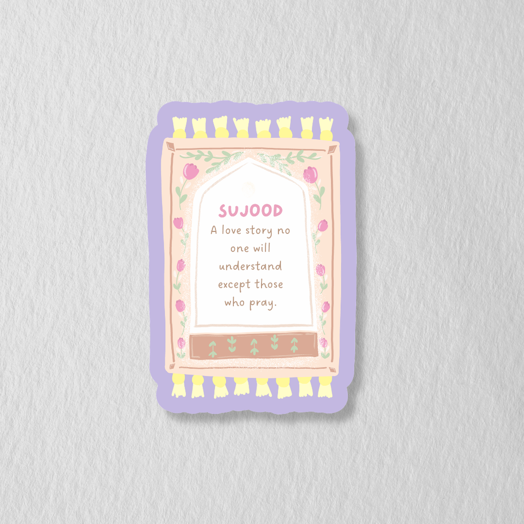 Sujood Love Story Die Cut Sticker