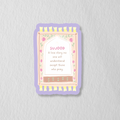 Sujood Love Story Die Cut Sticker