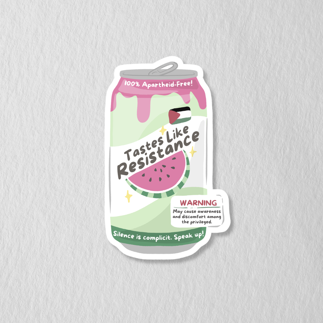 Resistance Soda Palestine Die Cut Sticker