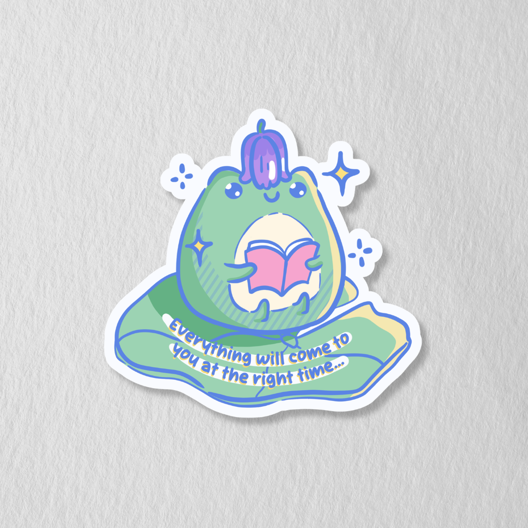 Tawakkul Froggy Die Cut Sticker