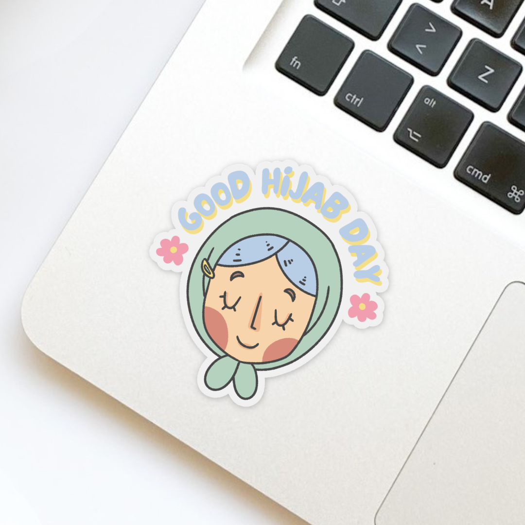 Good Hijab Day Die Cut Sticker