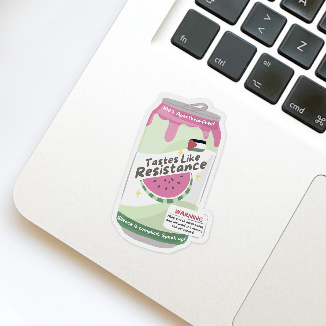 Resistance Soda Palestine Die Cut Sticker
