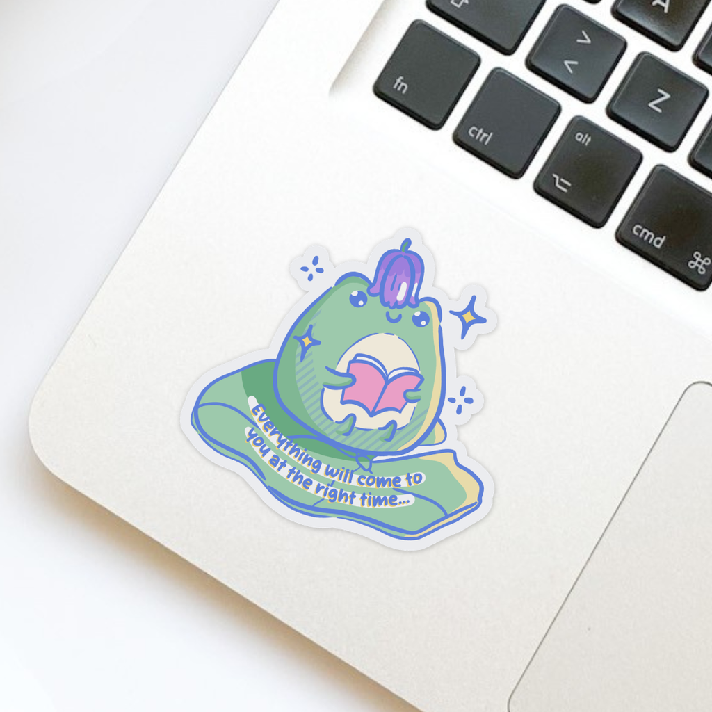 Tawakkul Froggy Die Cut Sticker