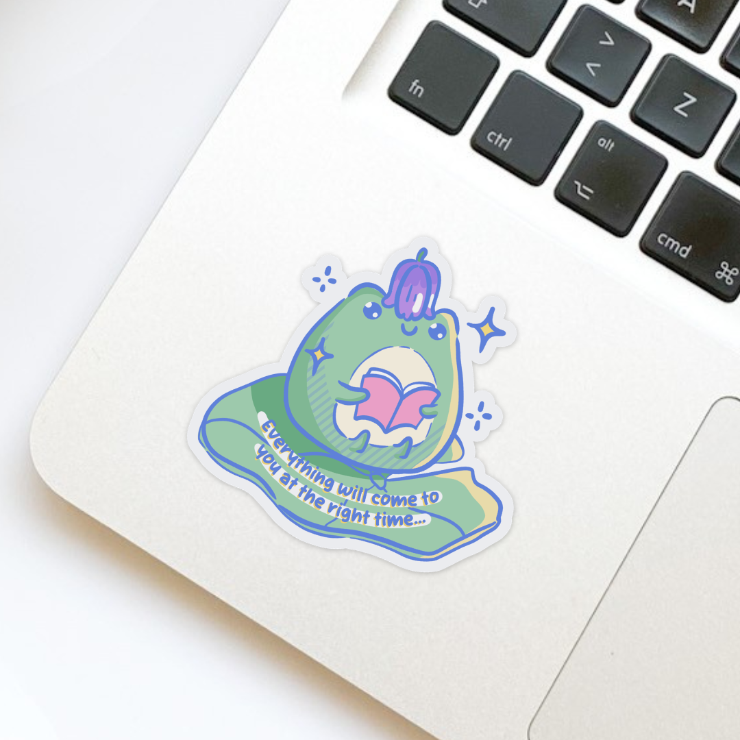 Tawakkul Froggy Die Cut Sticker