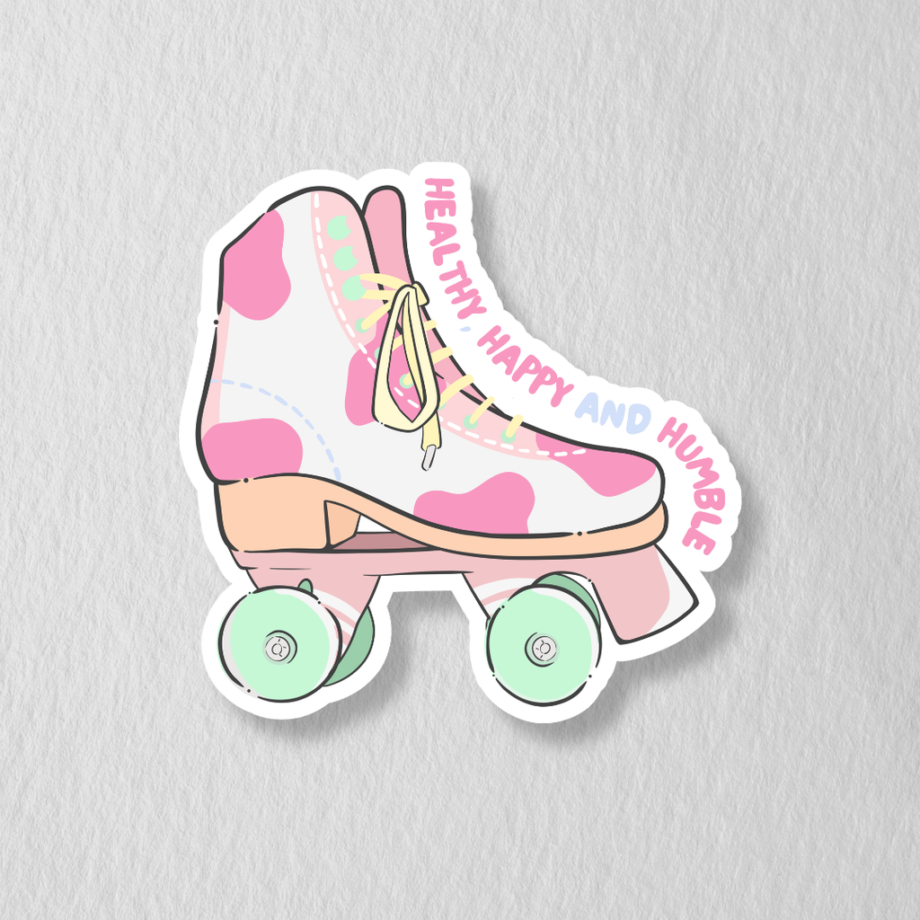 Roller Skate Die Cut Sticker