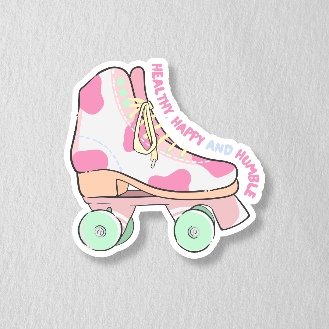 Roller Skate Die Cut Sticker