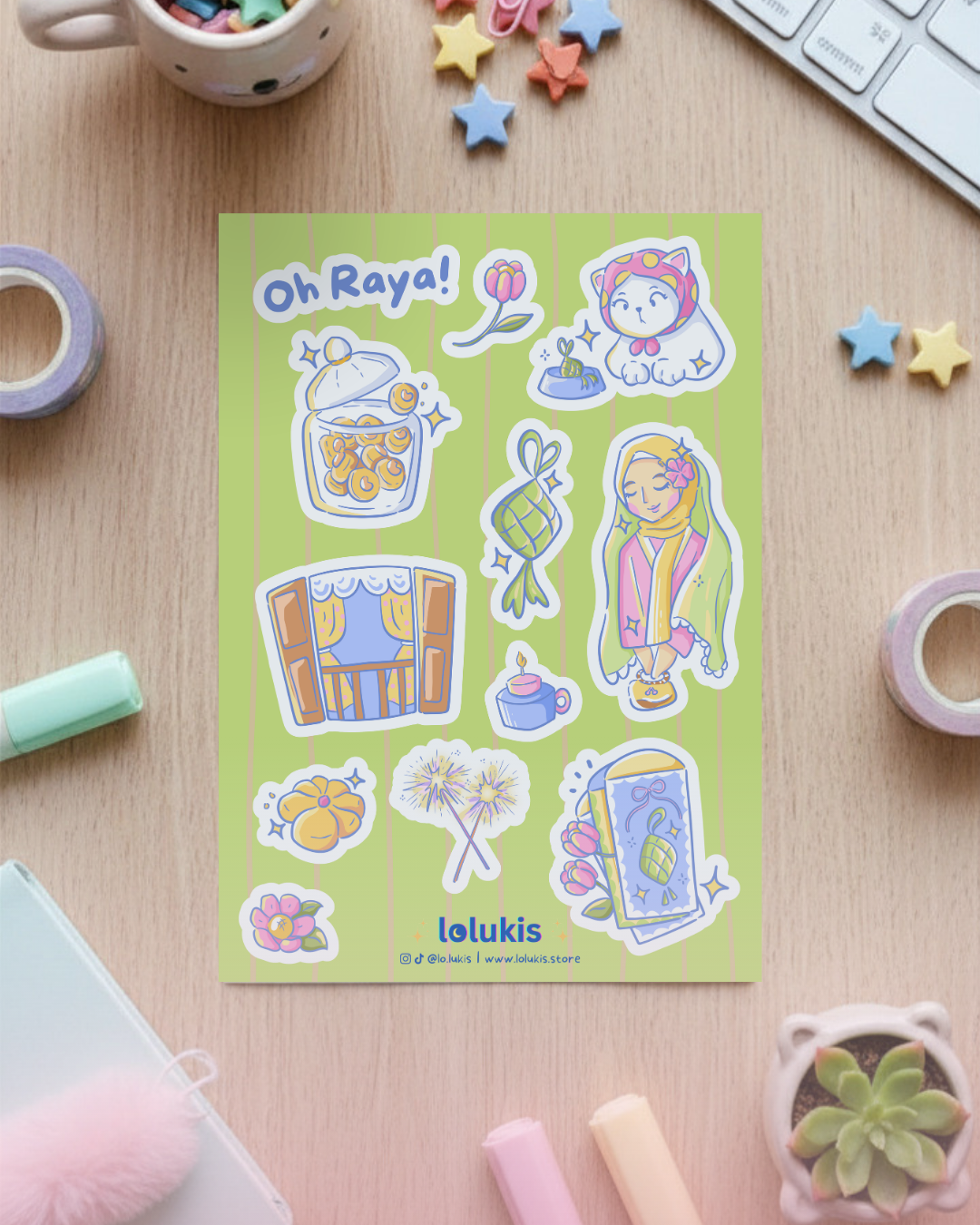 Sticker Sheet - Oh Raya