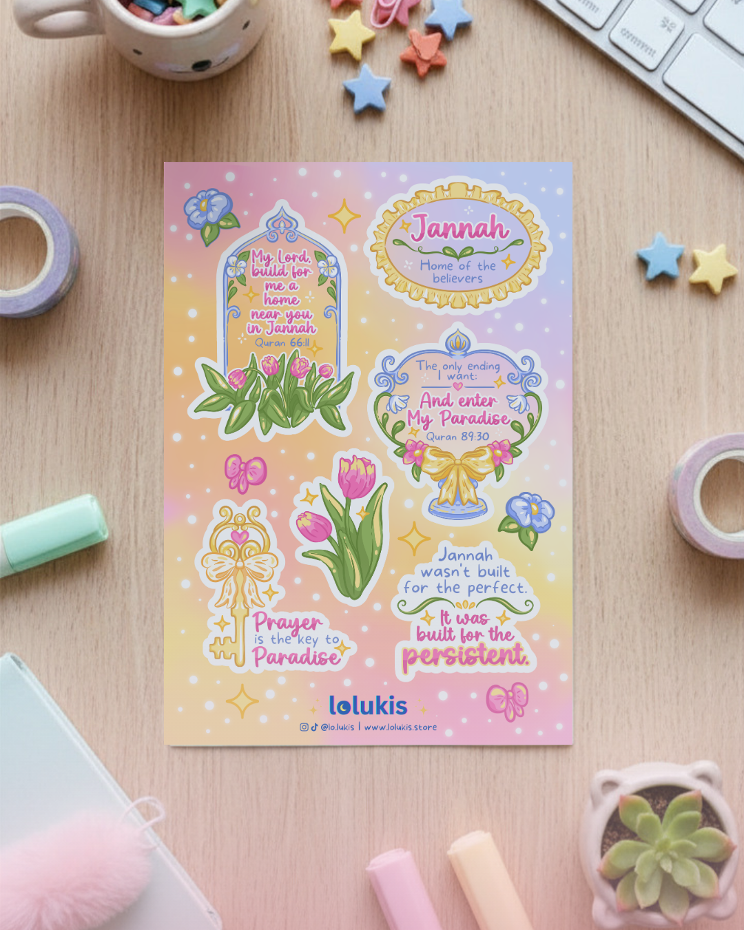 Sticker Sheet - Jannah: Home of the Believers