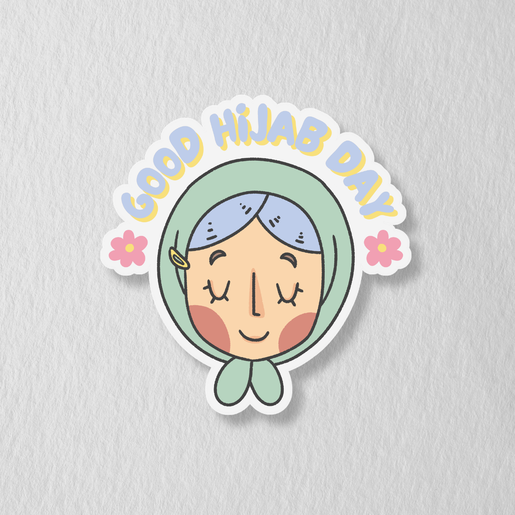 Good Hijab Day Die Cut Sticker