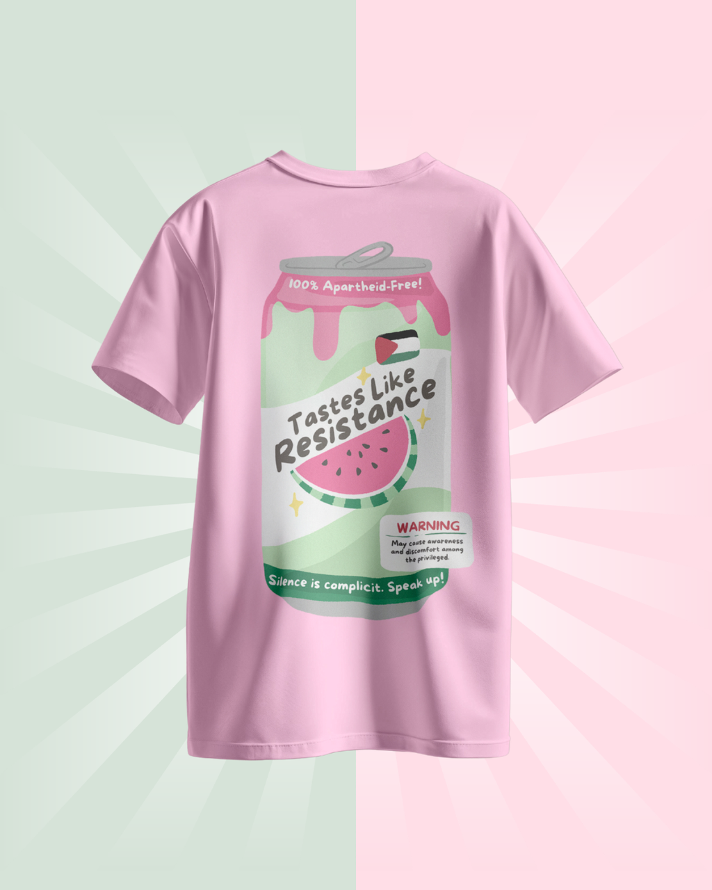 T shirt (Loose Fit) - Resistance Soda Palestine