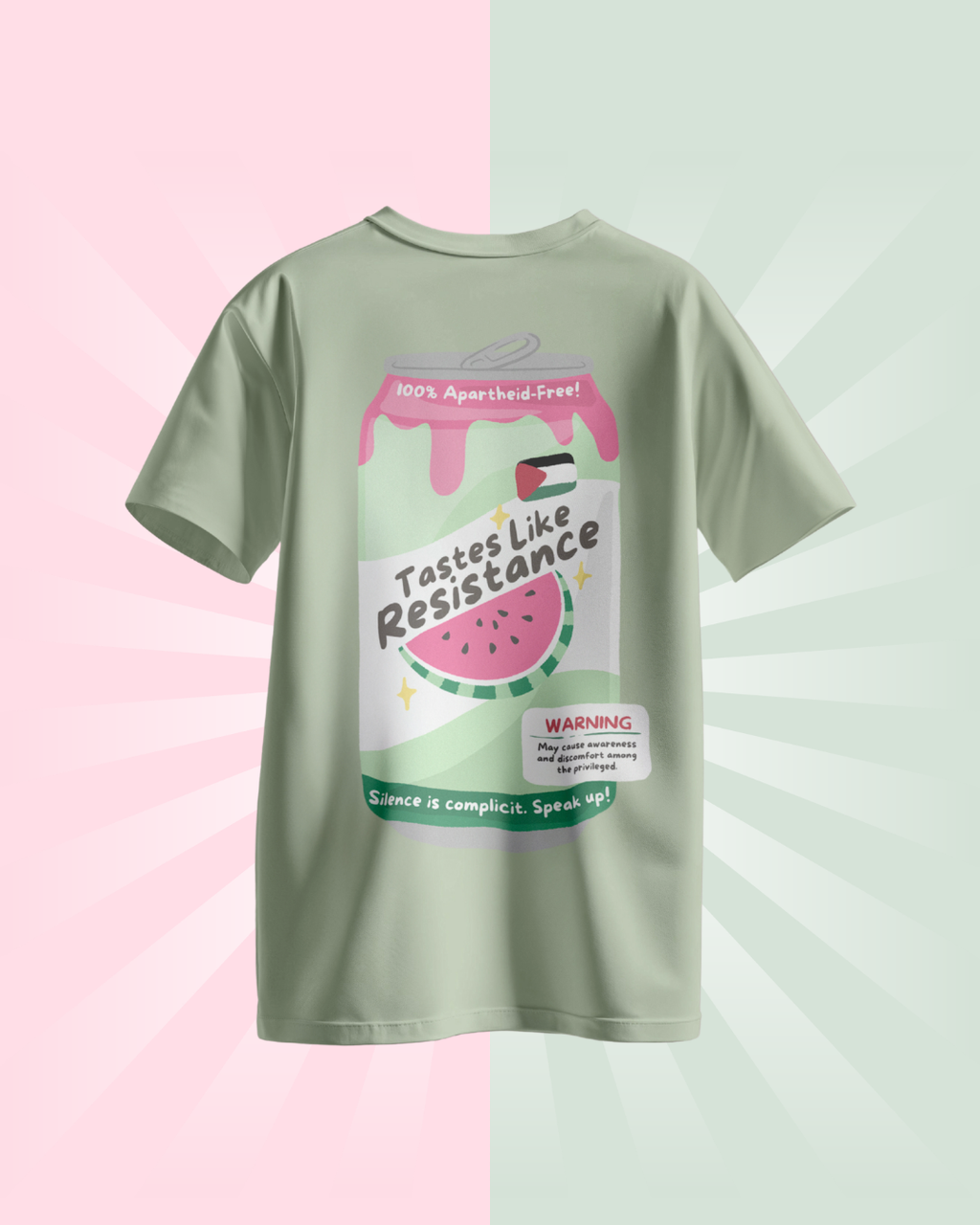 T shirt (Loose Fit) - Resistance Soda Palestine