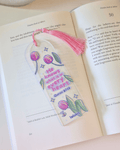Acrylic Bookmark: He knows what is in every heart