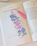 Acrylic Bookmark: Bloom where Allah has planted you