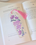 Acrylic Bookmark: Between the pages of a book is a lovely place to be