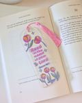 Acrylic Bookmark: Read in the name of your Lord