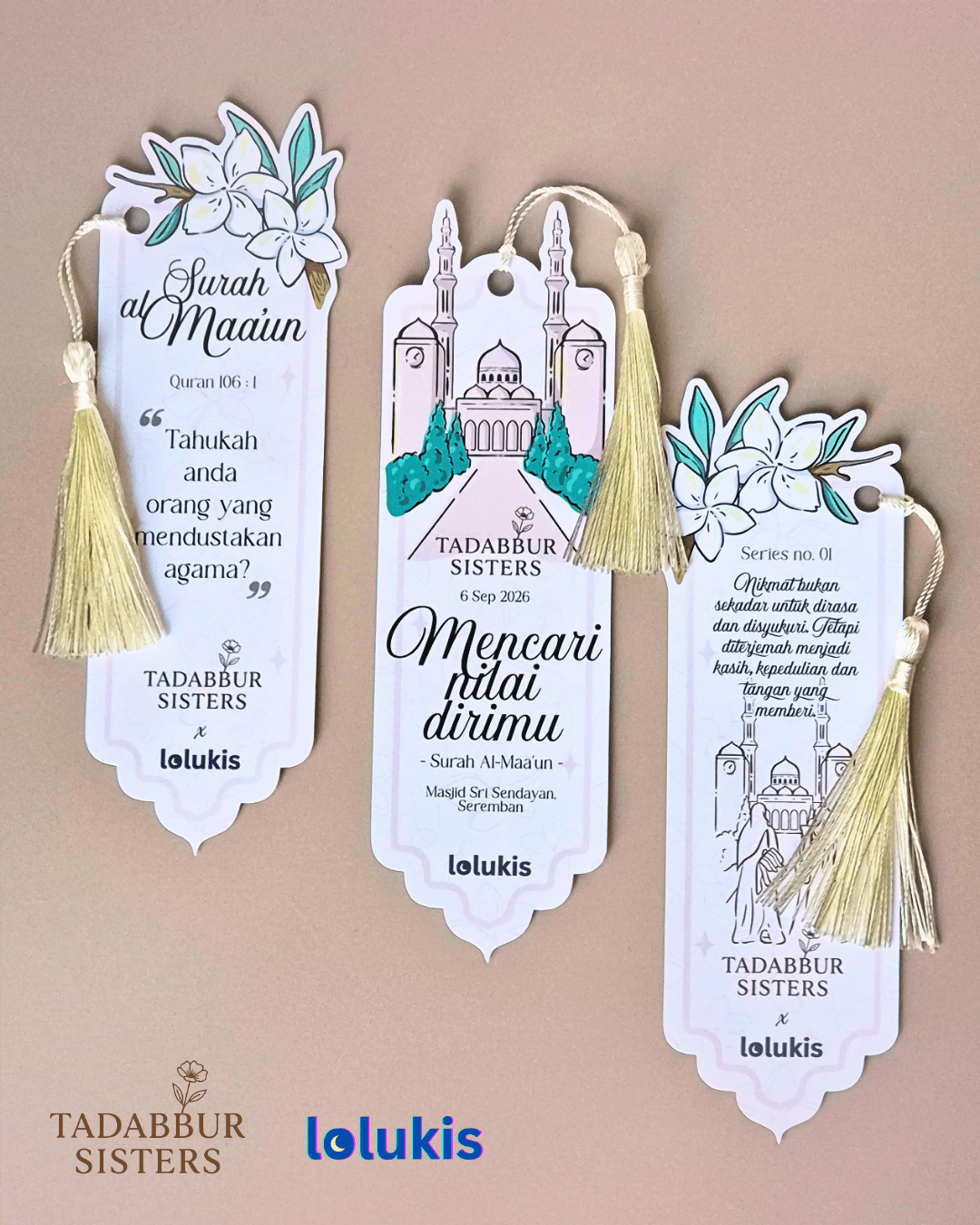 Tadabbur Sisters Official Event Bookmark: Edition 01 Masjid Sri Sendayan | Mencari Nilai Dirimu