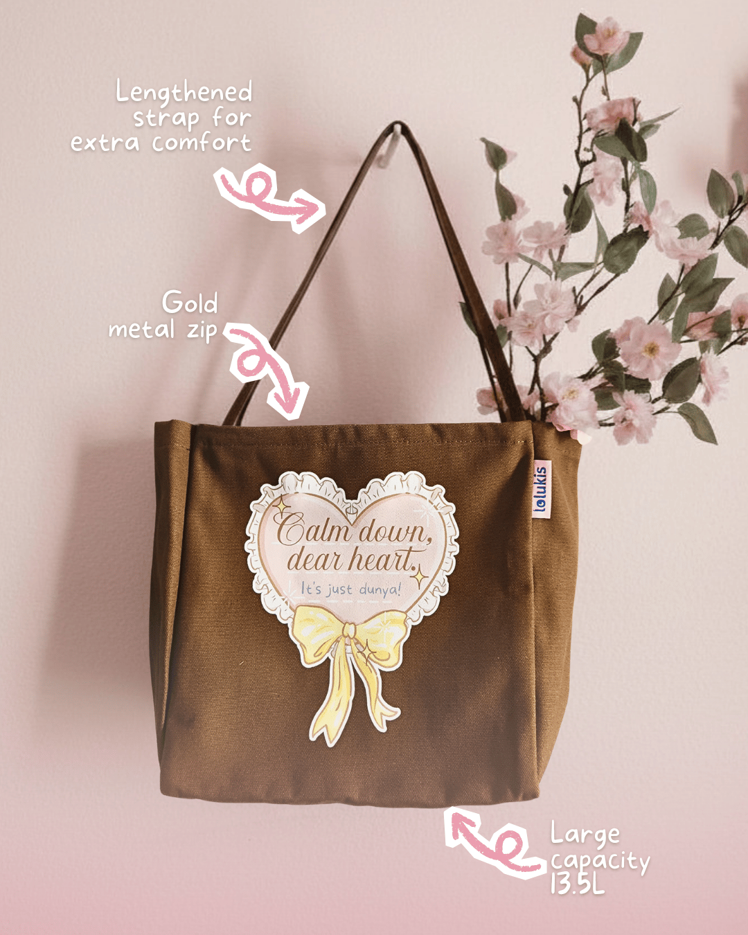 Tote Bag - Calm Down Dear Heart