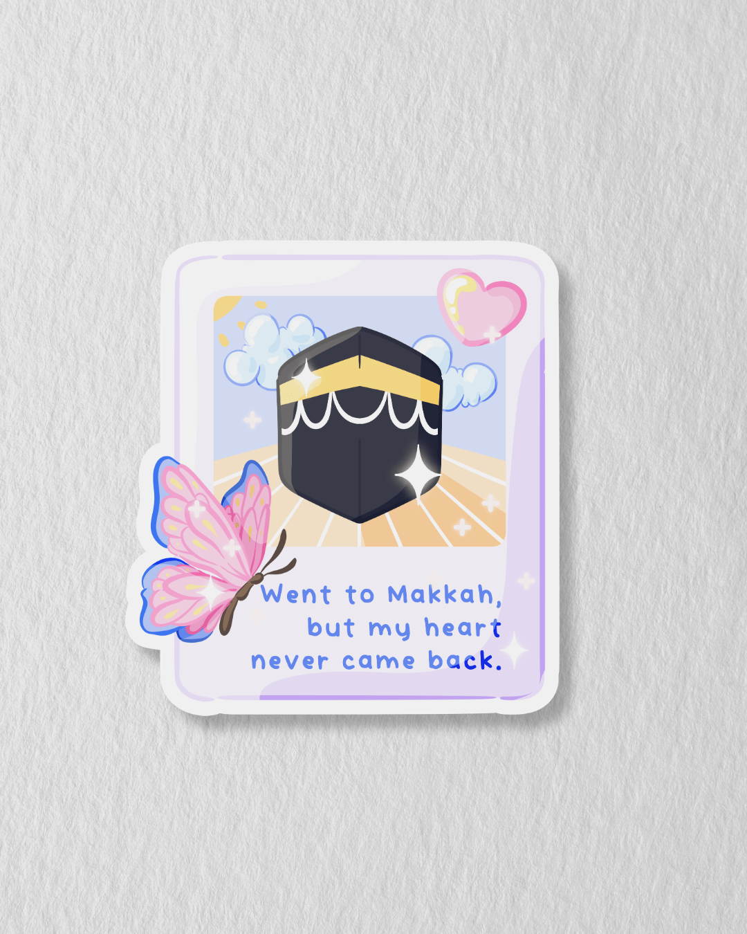 Waterproof Sticker - Makkah Polaroid 2.0