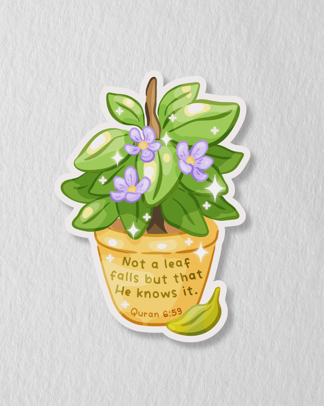 Waterproof Sticker - Not A Leaf Falls