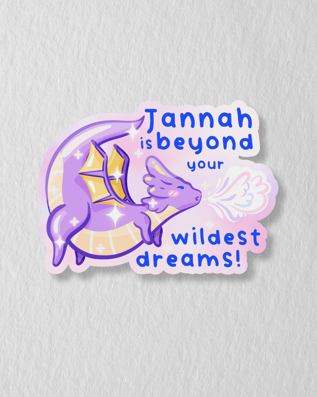 Waterproof Sticker - Jannah Dragon