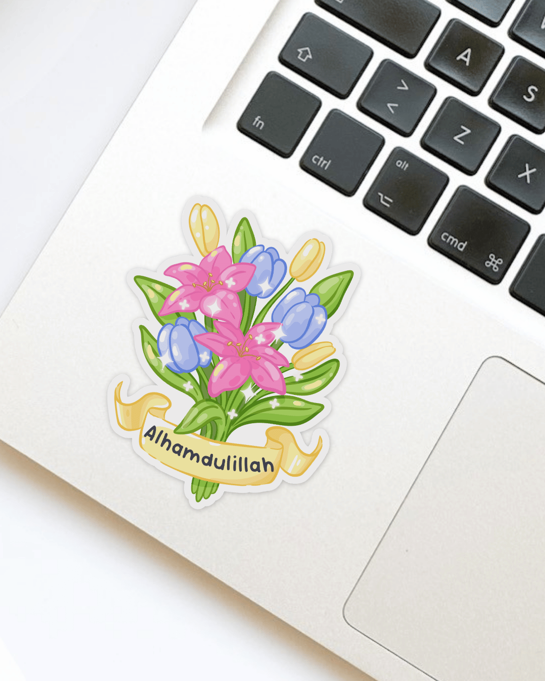Waterproof Sticker - Alhamdulillah Bouquet