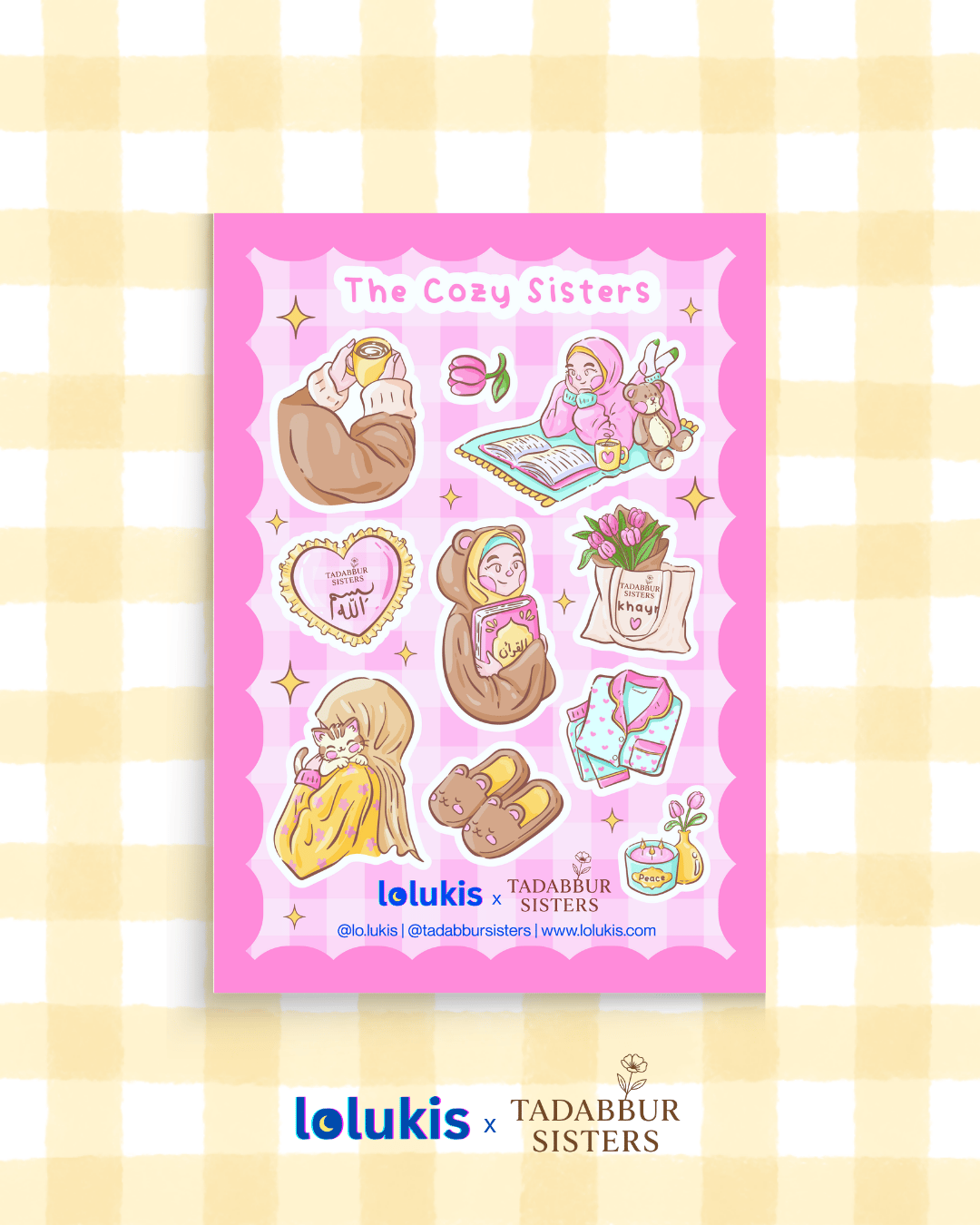 Sticker Sheet - The Cozy Sisters