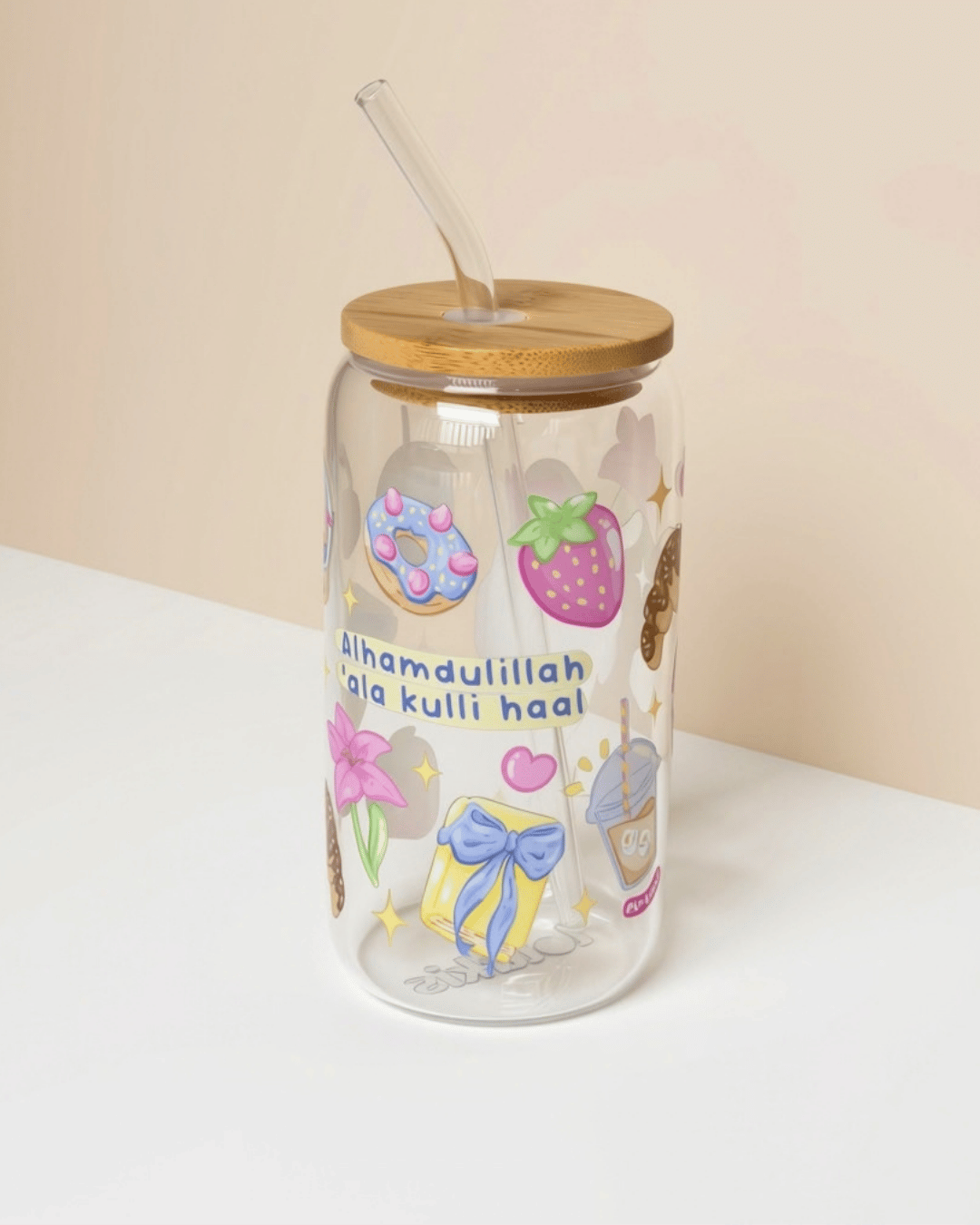 Glass Sippy Cups - Alhamdulillah 'ala kulli haal